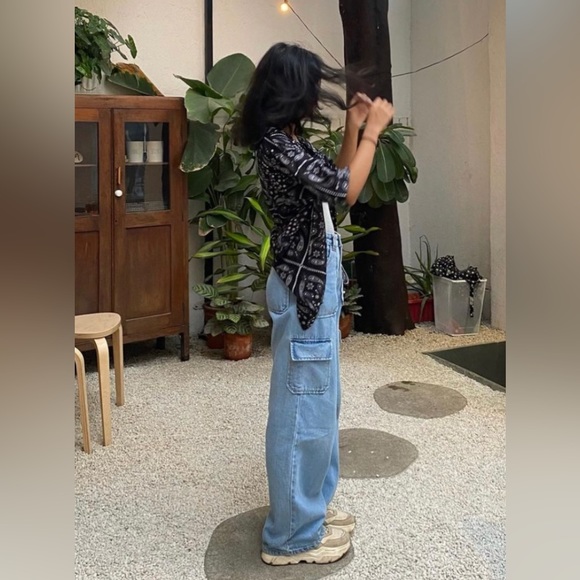 Off duty India Boyfriend Cargo Wide
Leg Denims - Picture 5 of 11